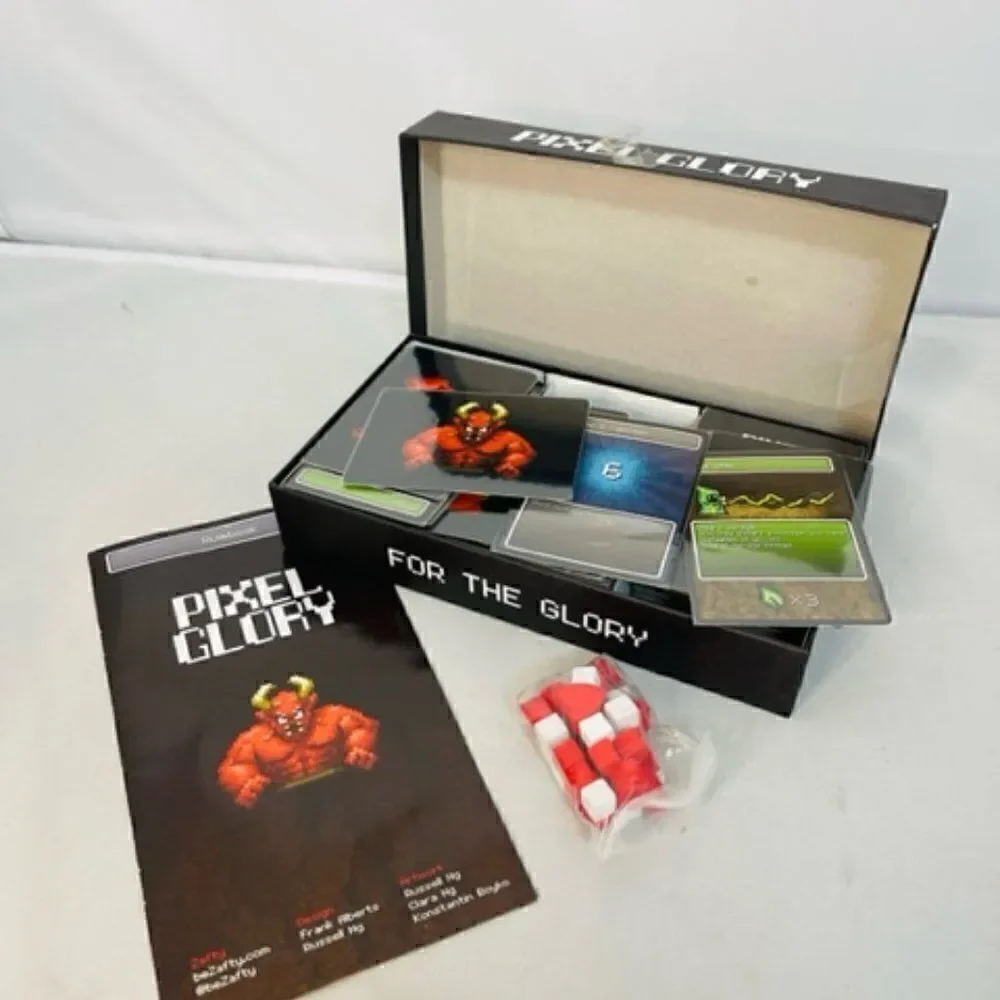 Pixel Glory Zafty Card game strategy Complete In Box Excellent - All cards are s